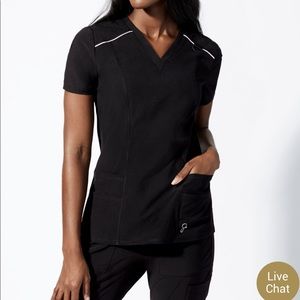 Jaanuu Arya collection shift v neck scrub top